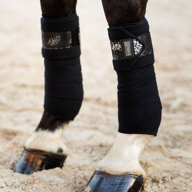 LeMieux Adour Polo Bandages - Black-2